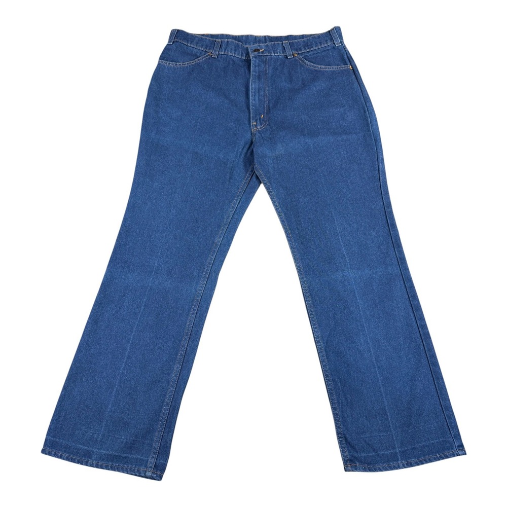 Vintage Levis 549 Orange Tab Mens Jeans 36x30 Blue Denim 80s Straight Leg Retro
